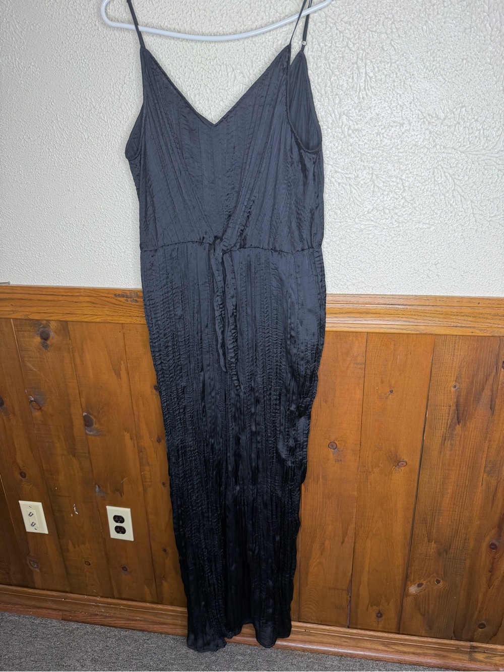 Express Black Spaghetti-Strap Maxi Dress